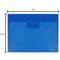 JAM Paper Blue Plastic Tuck Flap Closure 8.875" x 12" Envelopes, 12ct.